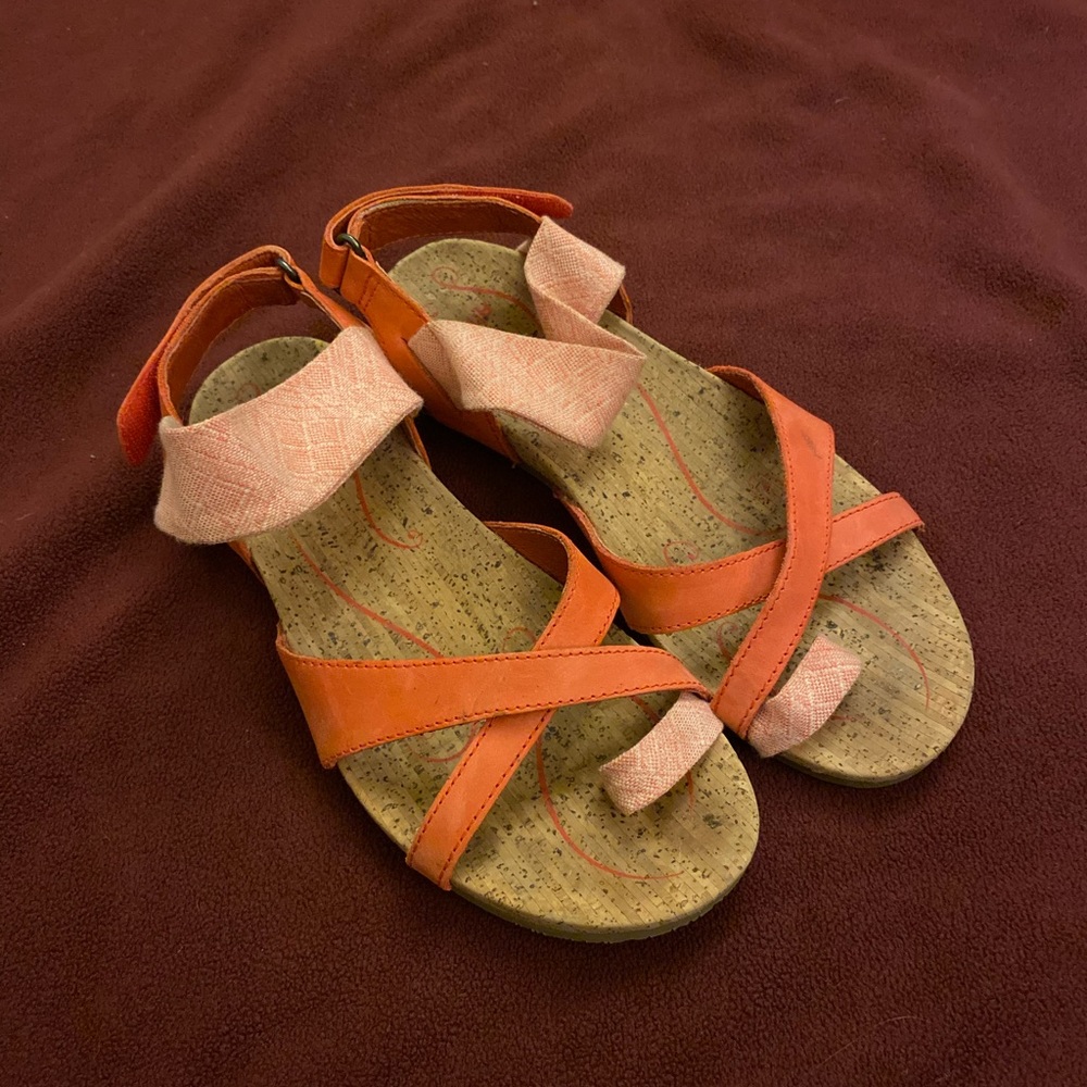 Ahnu Orange Sandals